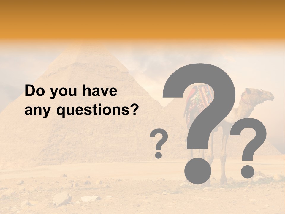 Tourism Great Pyramid Historic PowerPoint Template