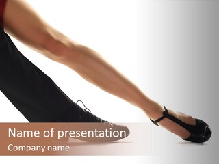 South Dancer Salsa PowerPoint Template