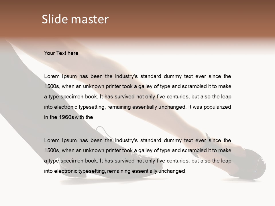 South Dancer Salsa PowerPoint Template