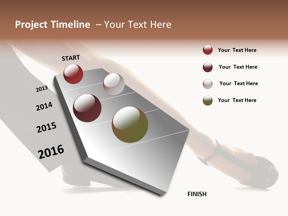 South Dancer Salsa PowerPoint Template