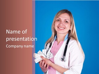 Professional Pharmacy Ill PowerPoint Template