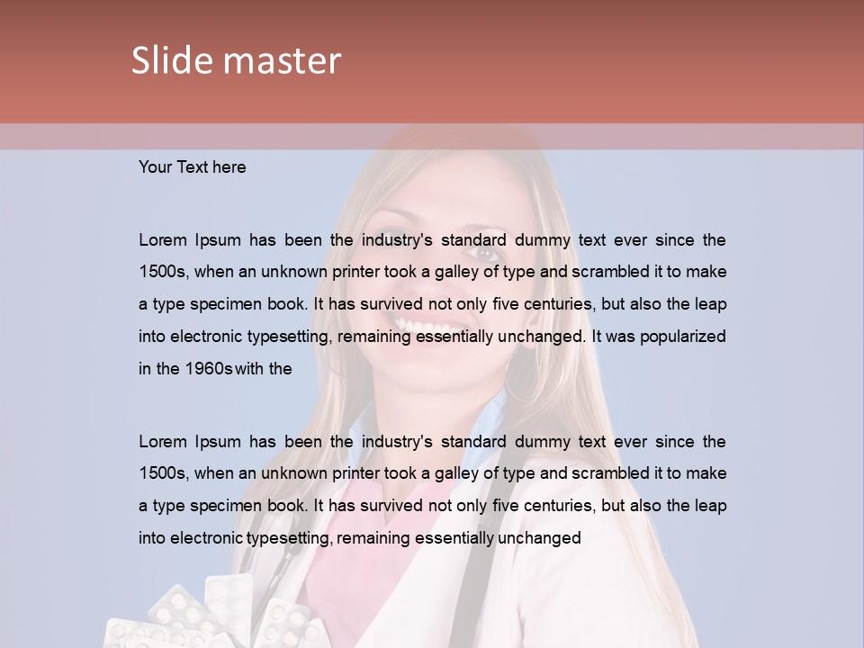 Professional Pharmacy Ill PowerPoint Template