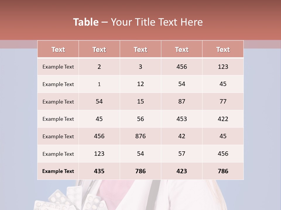 Professional Pharmacy Ill PowerPoint Template
