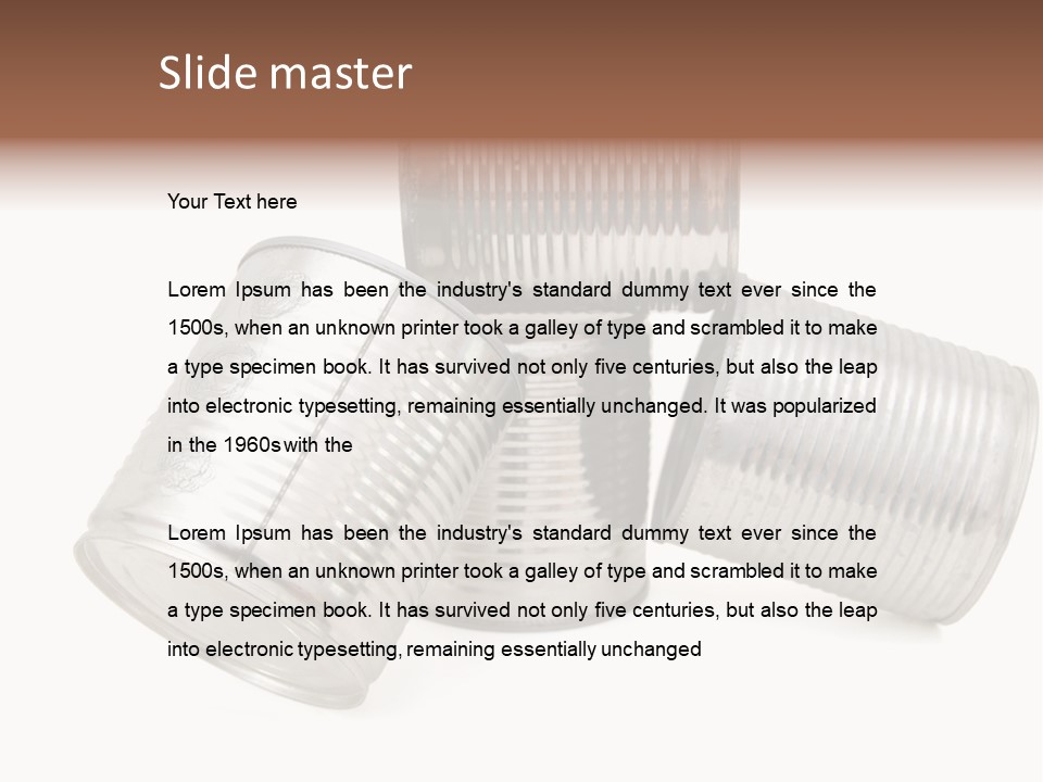 Recycle Category Garbage PowerPoint Template