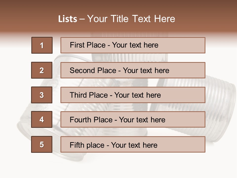 Recycle Category Garbage PowerPoint Template