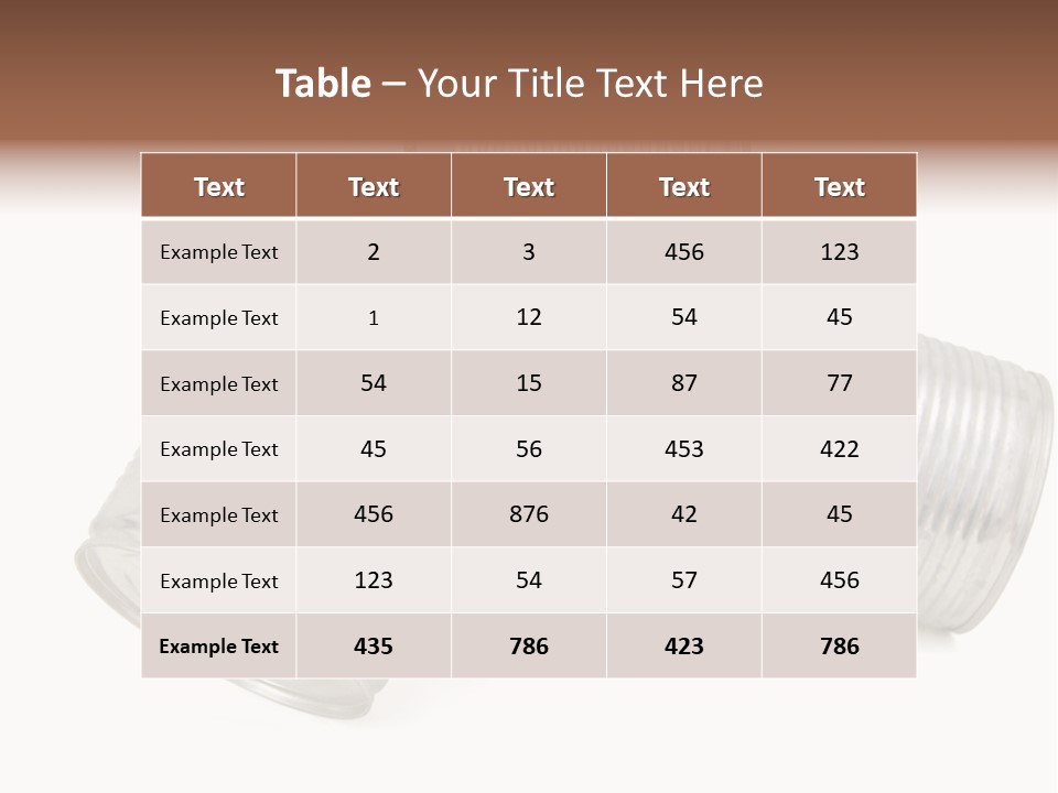 Recycle Category Garbage PowerPoint Template