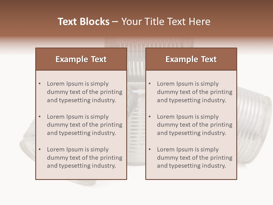 Recycle Category Garbage PowerPoint Template
