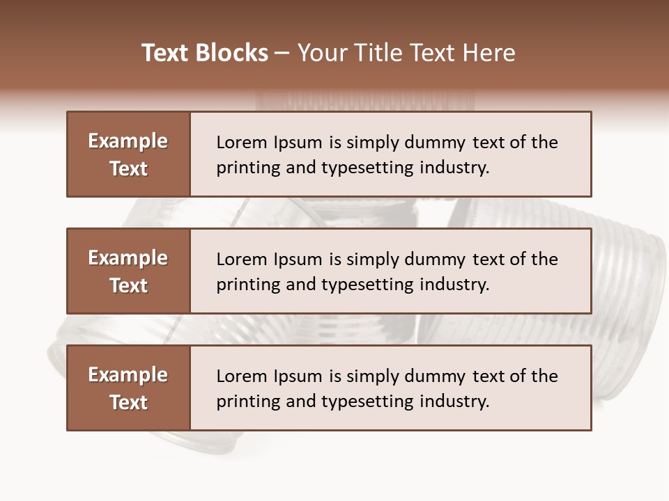 Recycle Category Garbage PowerPoint Template