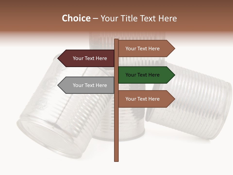 Recycle Category Garbage PowerPoint Template