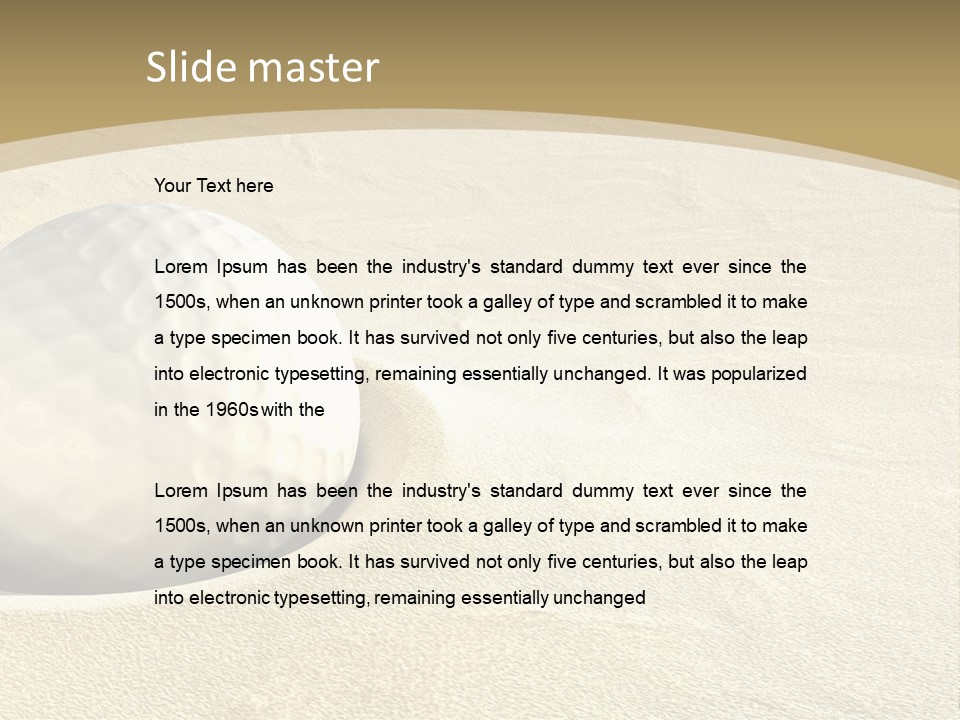 Light Challenge Sport PowerPoint Template