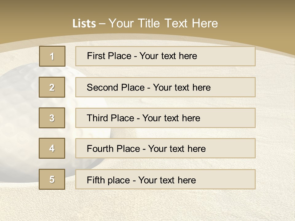 Light Challenge Sport PowerPoint Template
