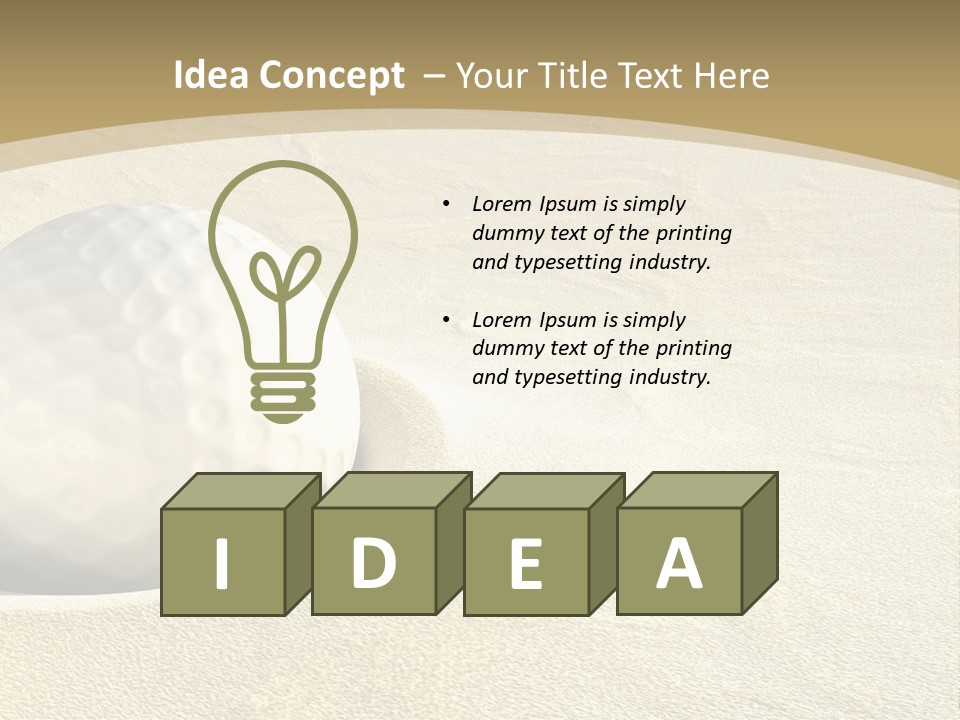 Light Challenge Sport PowerPoint Template