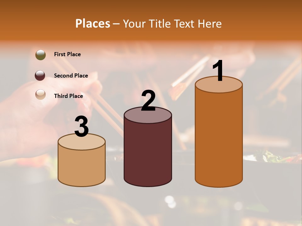 People Dish Hand PowerPoint Template