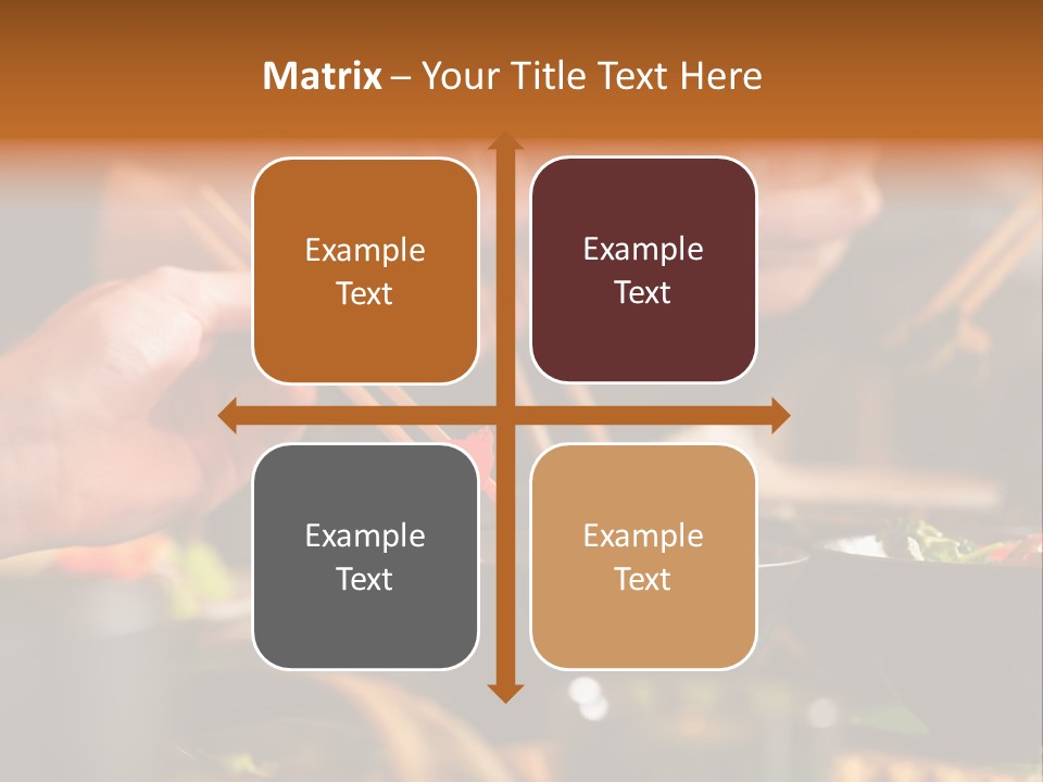 People Dish Hand PowerPoint Template