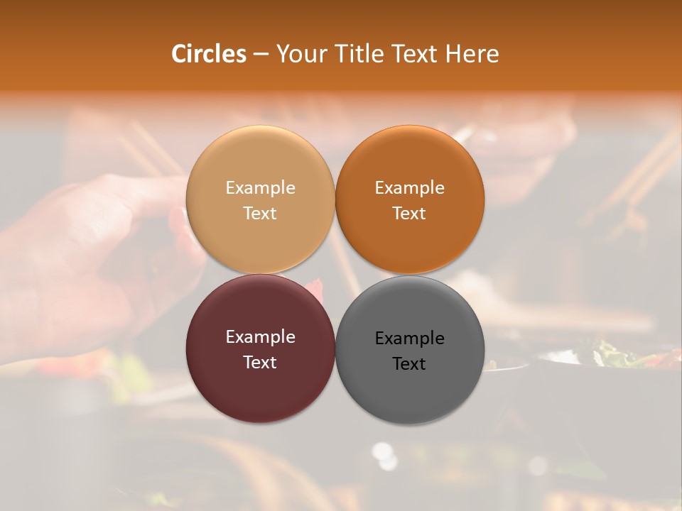 People Dish Hand PowerPoint Template