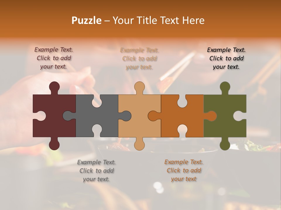 People Dish Hand PowerPoint Template