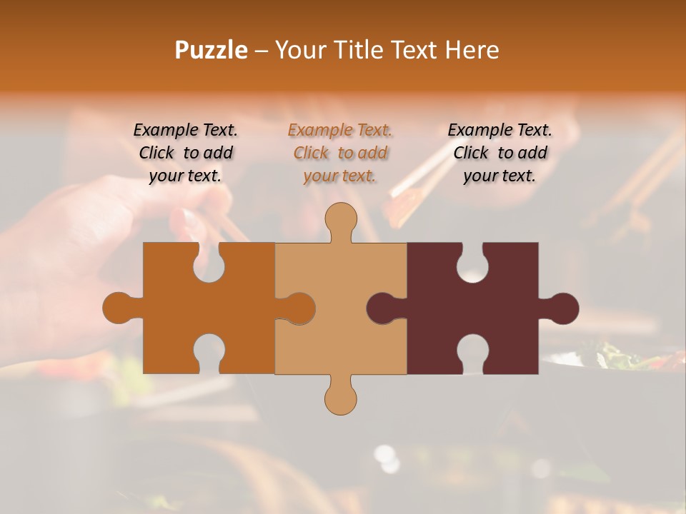 People Dish Hand PowerPoint Template