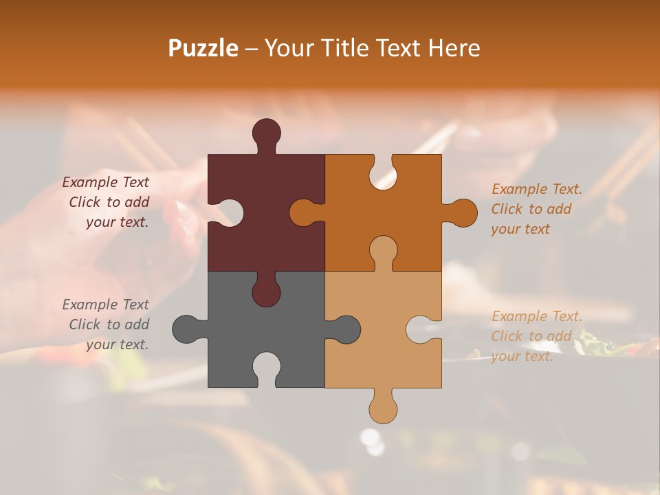 People Dish Hand PowerPoint Template