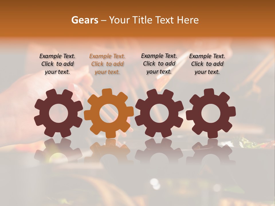 People Dish Hand PowerPoint Template