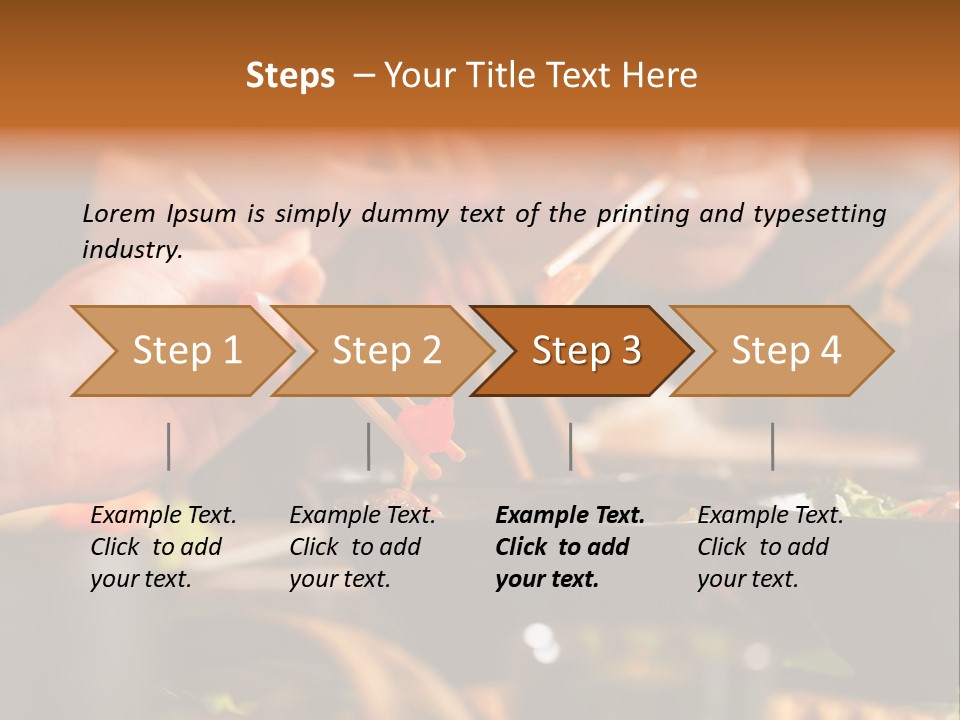 People Dish Hand PowerPoint Template