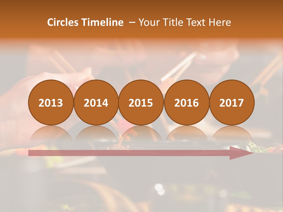 People Dish Hand PowerPoint Template