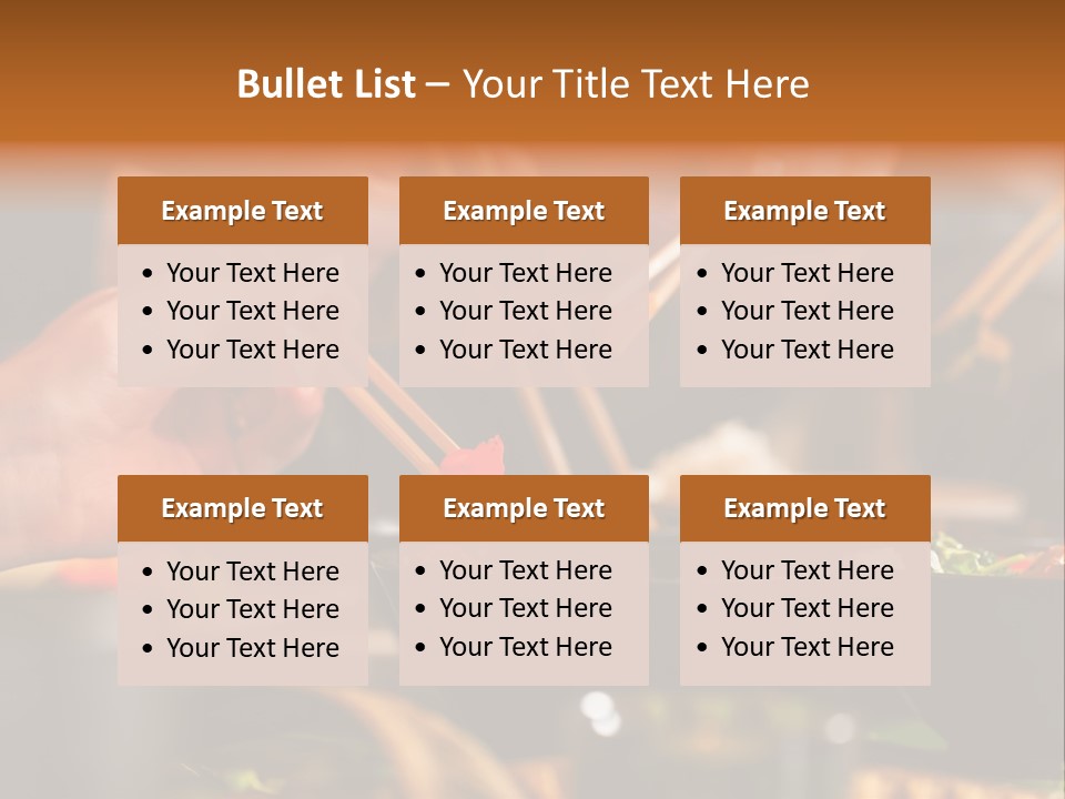 People Dish Hand PowerPoint Template