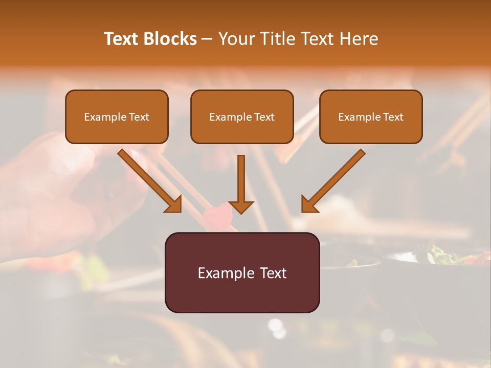 People Dish Hand PowerPoint Template