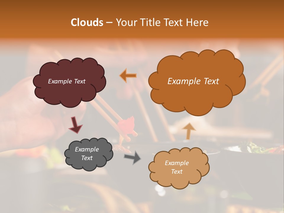 People Dish Hand PowerPoint Template