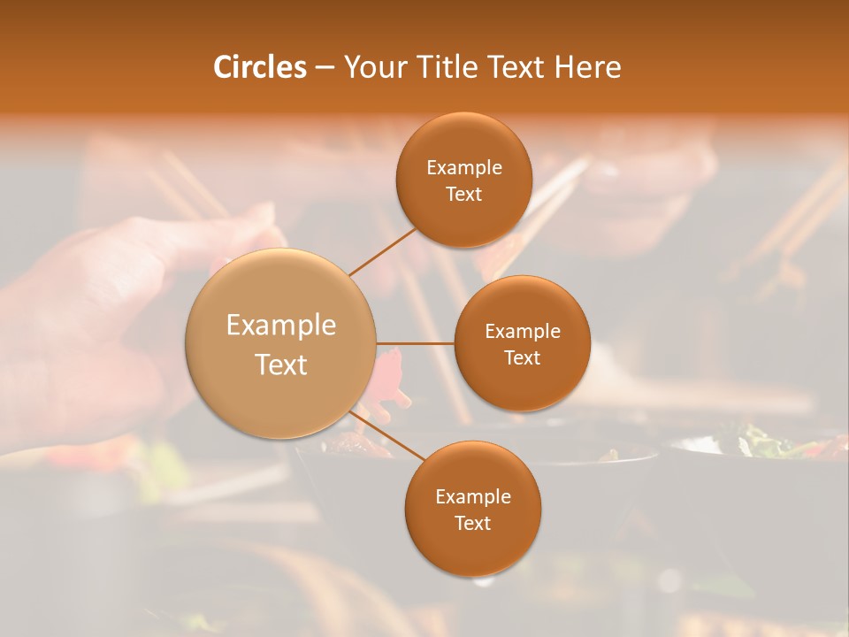 People Dish Hand PowerPoint Template