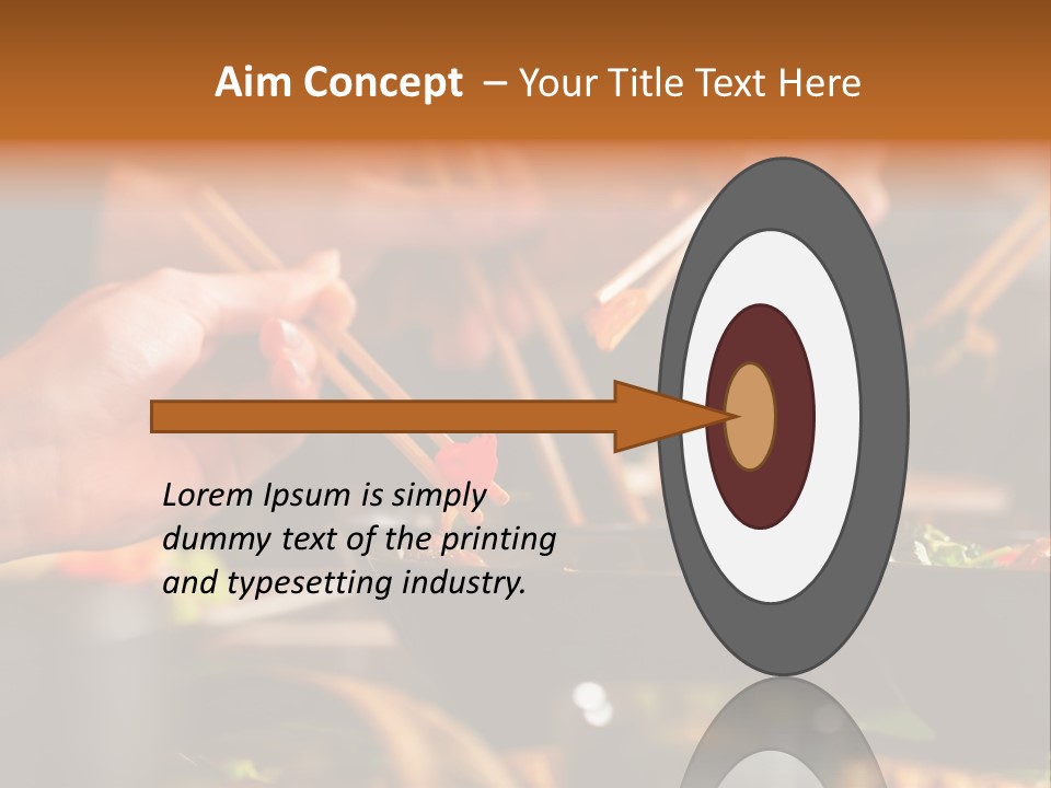 People Dish Hand PowerPoint Template