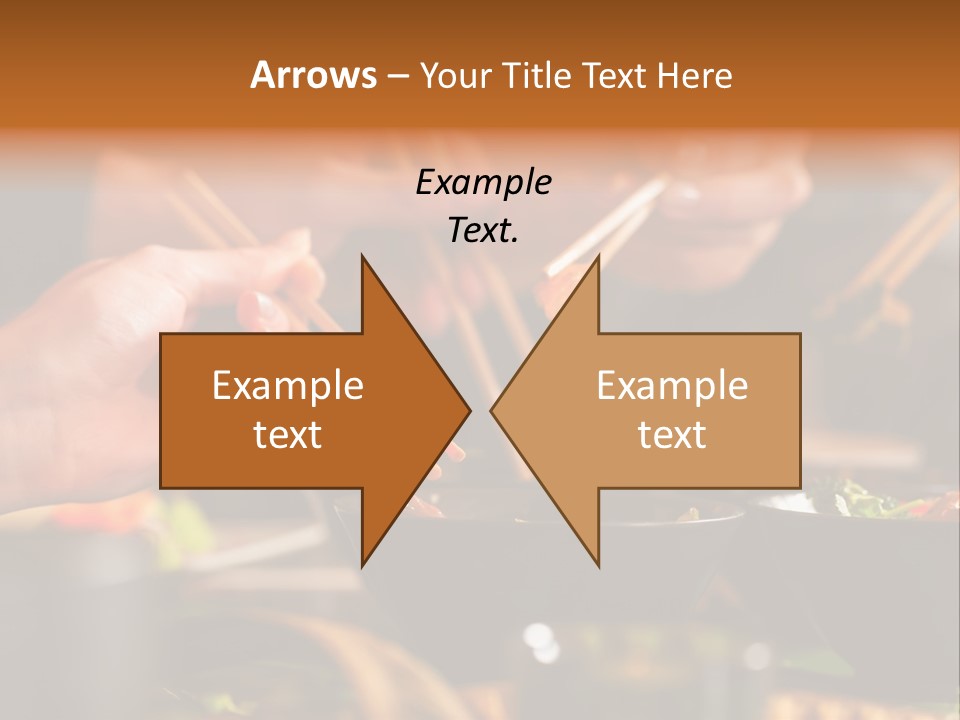 People Dish Hand PowerPoint Template