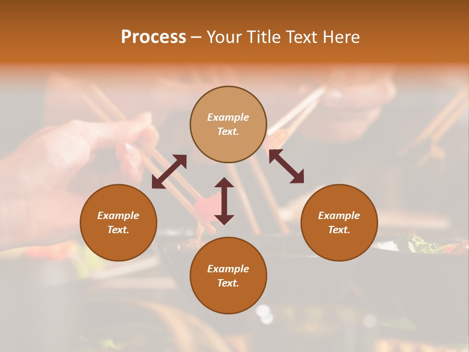 People Dish Hand PowerPoint Template