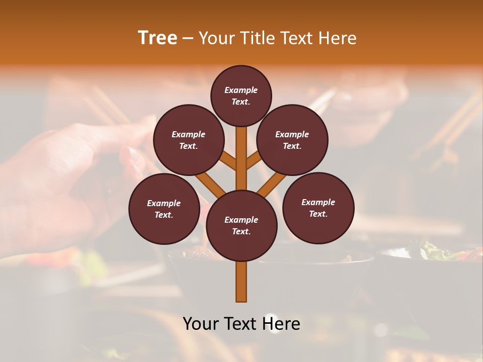 People Dish Hand PowerPoint Template