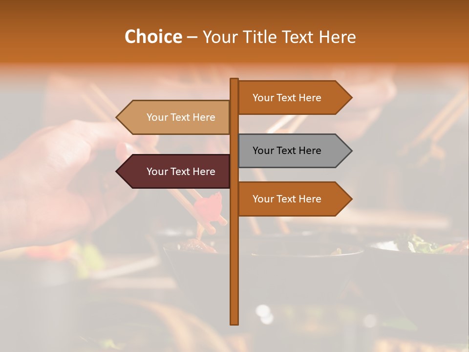 People Dish Hand PowerPoint Template