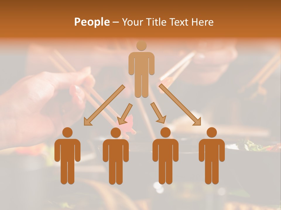 People Dish Hand PowerPoint Template