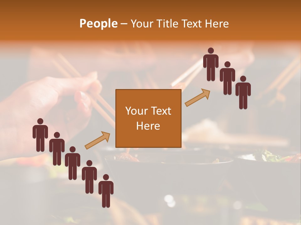 People Dish Hand PowerPoint Template