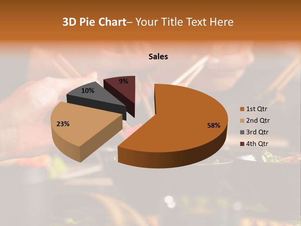 People Dish Hand PowerPoint Template