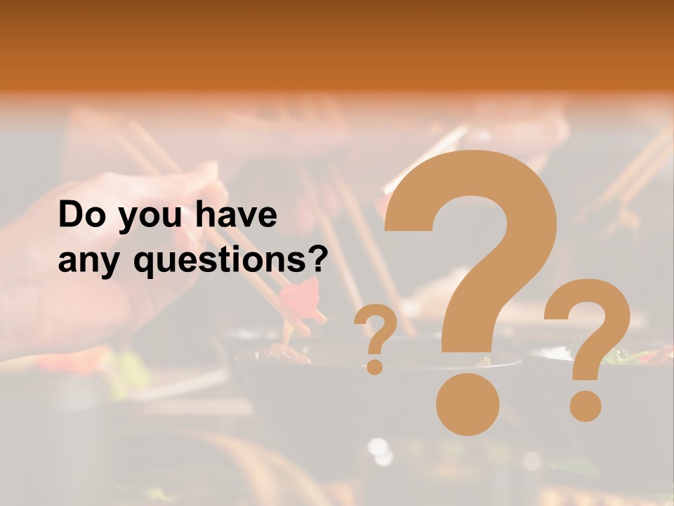 People Dish Hand PowerPoint Template