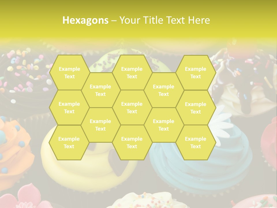 Baked Food Cupcake PowerPoint Template