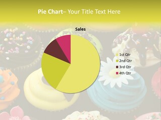 Baked Food Cupcake PowerPoint Template