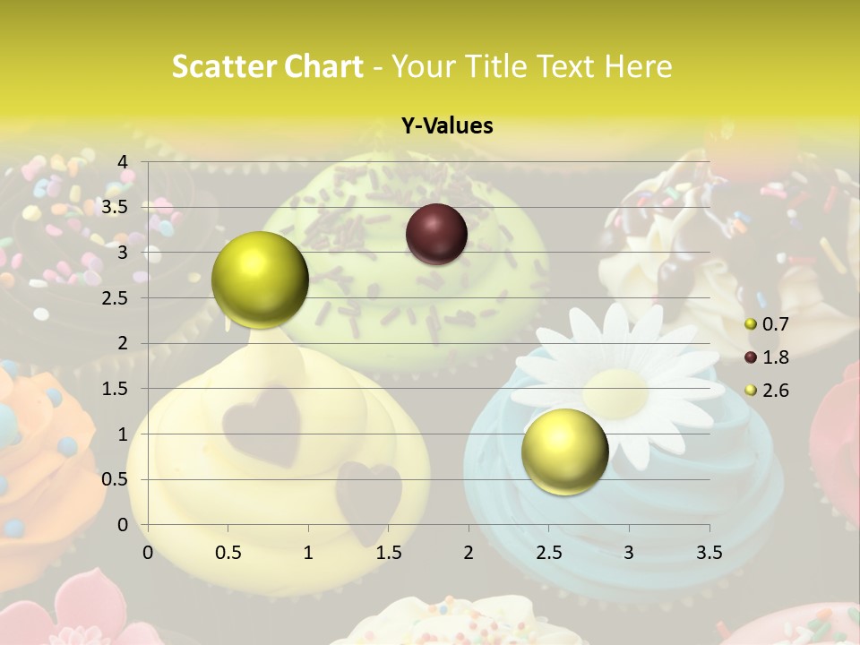 Baked Food Cupcake PowerPoint Template