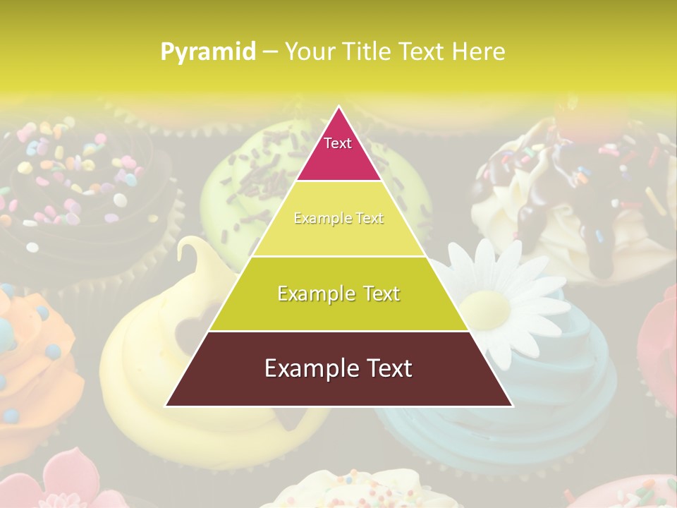 Baked Food Cupcake PowerPoint Template