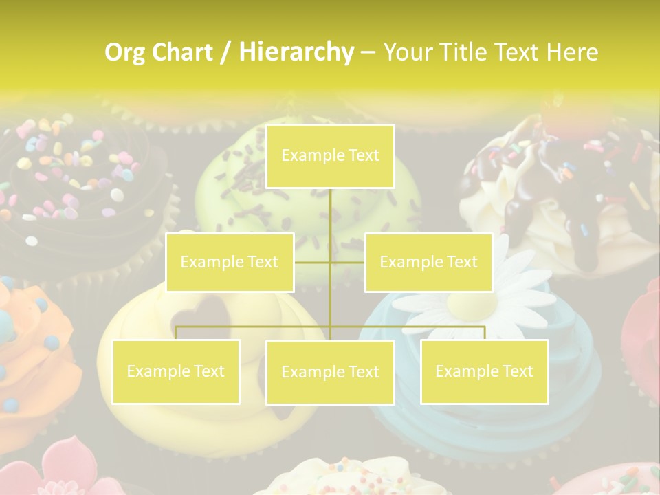 Baked Food Cupcake PowerPoint Template