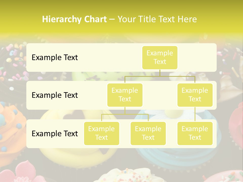 Baked Food Cupcake PowerPoint Template