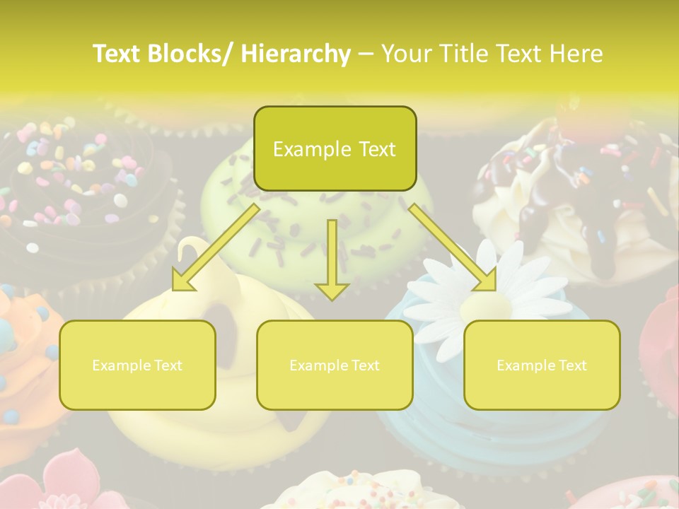 Baked Food Cupcake PowerPoint Template