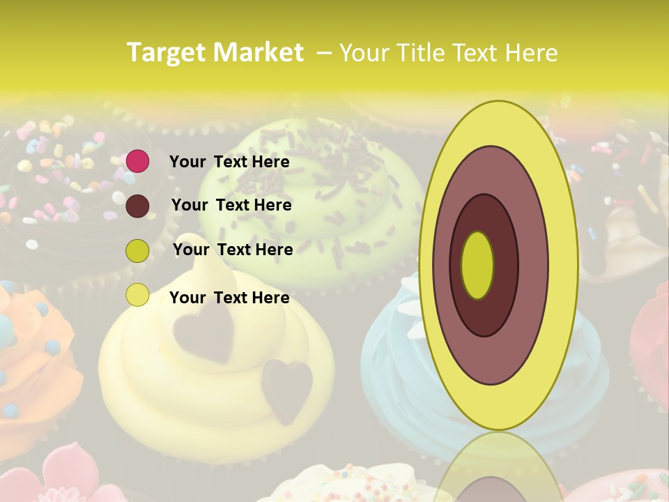 Baked Food Cupcake PowerPoint Template