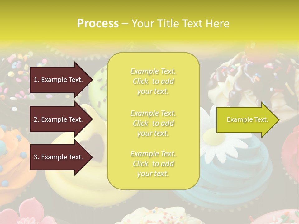 Baked Food Cupcake PowerPoint Template