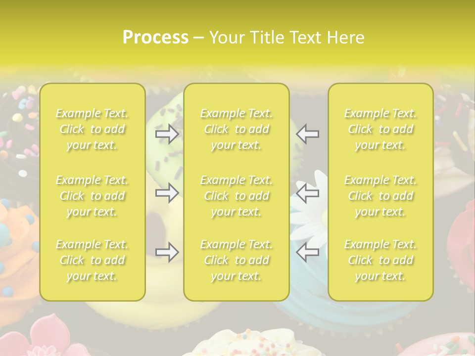 Baked Food Cupcake PowerPoint Template