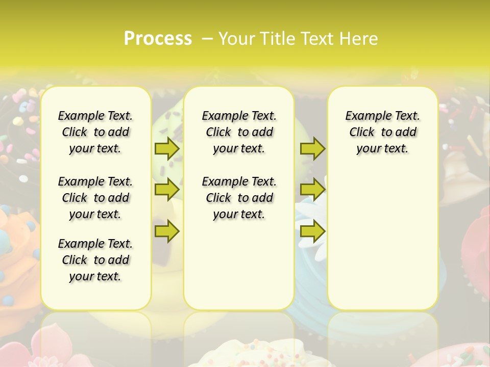 Baked Food Cupcake PowerPoint Template