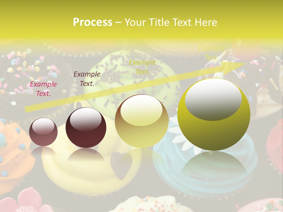 Baked Food Cupcake PowerPoint Template